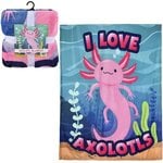 50 X 60" Axolotl Blanket