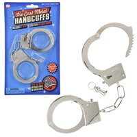 Diecast Metal Handcuffs Blister Carded