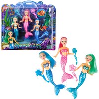 6" Mermaid Set 3 Pcs