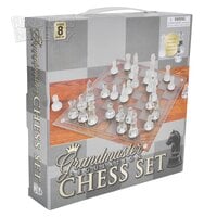 7.5" Glass Chess Set
