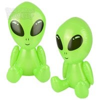 24" Galactic Alien Inflate - Green