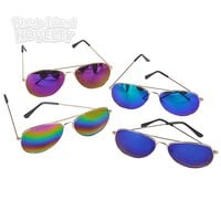 Rainbow Lens Aviator Sunglasses