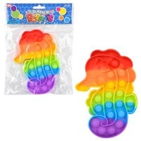 6.25" Rainbow Seahorse Bubble Poppers