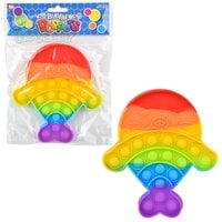 6.25" Rainbow Seal Pup Bubble Poppers