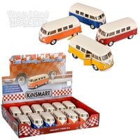 5" Diecast Pull Back 1962 VW Classic Bus
