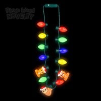 Light-Up Christmas Zoo Animal Necklace 25"