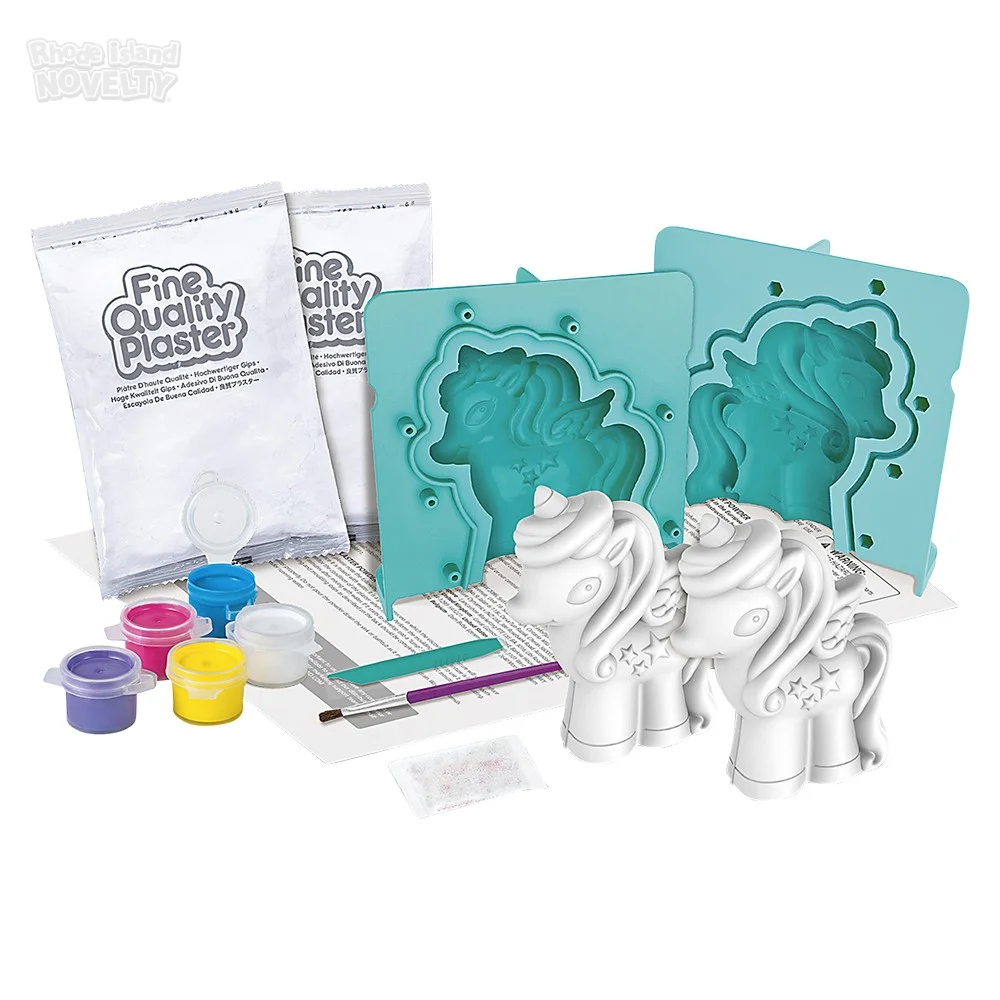 3D Mould Paint Glitter Unicorns