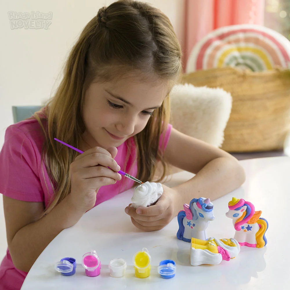 3D Mould Paint Glitter Unicorns