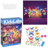 KidzLabs 3D Glow Butterfly Canvas