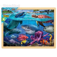 15.75" X 11.75" 48pc Aquatic Puzzle
