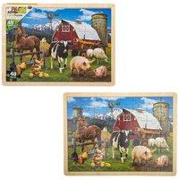 15.75" X 11.75" 48pc Farm Puzzle