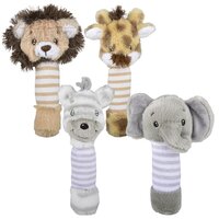 6.5" Infant Zoo Squeaker Toy