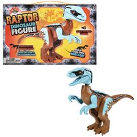 Velociraptor Roaring Dinosaur Block Figure