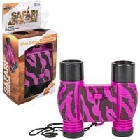 Pink Zebra Print Binoculars