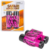 Pink Zebra Print Binoculars