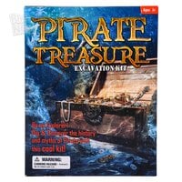 6" Pirate Treasure Chest Dig Kit