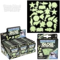 Glow In Dark Aquatic Stickers 24ct