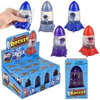 4" Squeeze Rocket With Astronaut 12ct