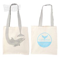 16" Dolphin Tail Eco-Friendly Canvas Bag