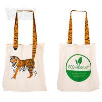 16" Tiger Tail Eco-Friendly Canvas Bag