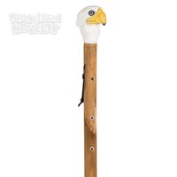48" Wooden Bald Eagle Walking Stick