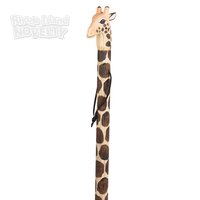 48" Wooden Giraffe Walking Stick