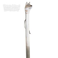 48" Wooden Wolf Walking Stick