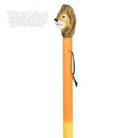 48" Wooden Lion Walking Stick