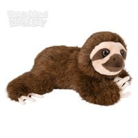 8" Animal Den Brown Sloth Plush