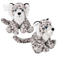 8" Animal Den Snow Leopard Plush