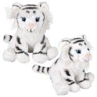 8" Animal Den White Tiger Plush