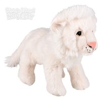 11" Animal Den White Lion