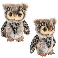 9" Heirloom Floppy Brown Eagle Owl