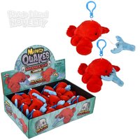 3.5" Mighty Quakes Lobster Backpack Clip 12ct