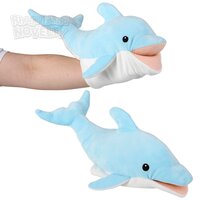 15" Ocean Safe Blue Dolphin Puppet
