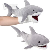 15" Ocean Safe Great White Shark Puppet