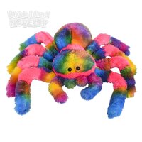 8" Rainbow Splatter Spider