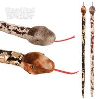 67" Natural Snake Sequin