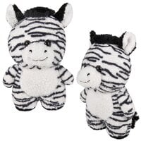 8" Scruffy Bunch Zebra