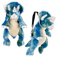 20" Blue Triceratops Backpack