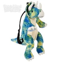 20" Blue Triceratops Backpack