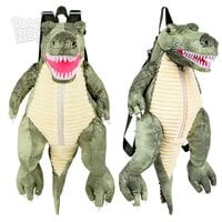 20" T-Rex Backpack With Plastic Teeth