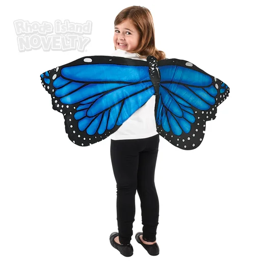 Plush Blue Morpho Butterfly Wings, Unisex