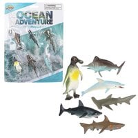 6 PC Aquatic Animal Small Set