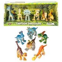 6 PC Cartoon Dinosaur Set