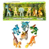 6 PC Cartoon Dinosaur Set