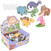 1.5" Flocked Micro Pre-Historic Assortment 24ct