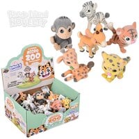 1.5" Flocked Micro Zoo Assortment 24ct