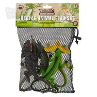 Reptile Figures In Mesh Bag