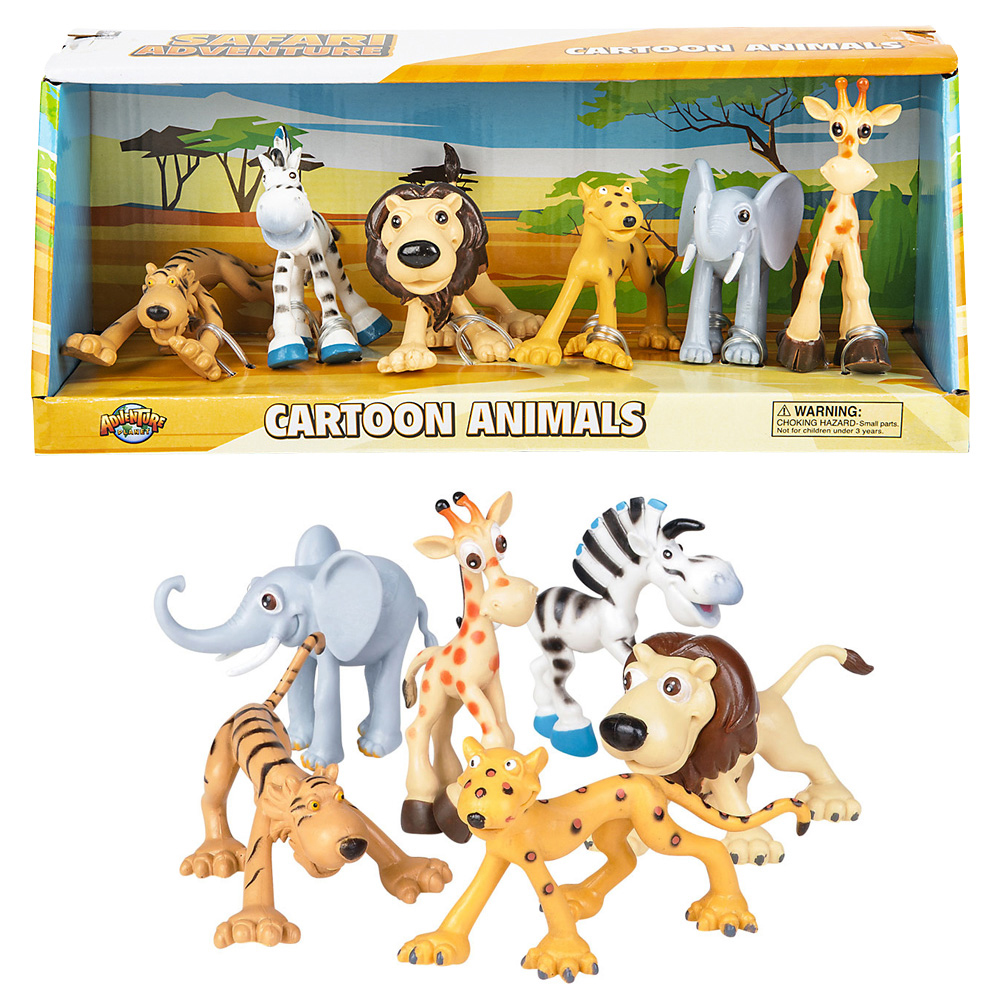 Cartoon Animal 6 Piece Set